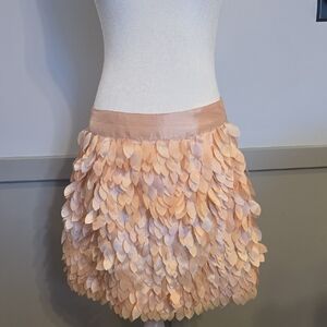 Kardashian Kollection Peach Petal Mini Skirt